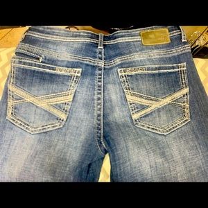 Mens BKE TYLER Straight leg jeans sz 34R
